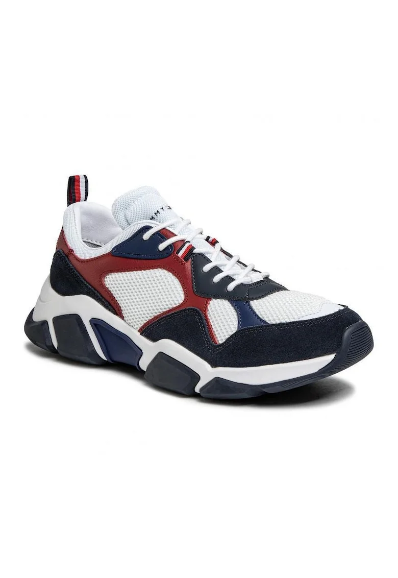 Pantofi Sport Barbati,  Toamna/Iarna, Poliester, Model, Albastru, Alb