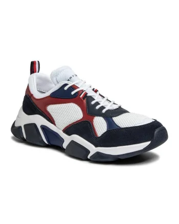 Pantofi Sport Barbati,  Toamna/Iarna, Poliester, Model, Albastru, Alb