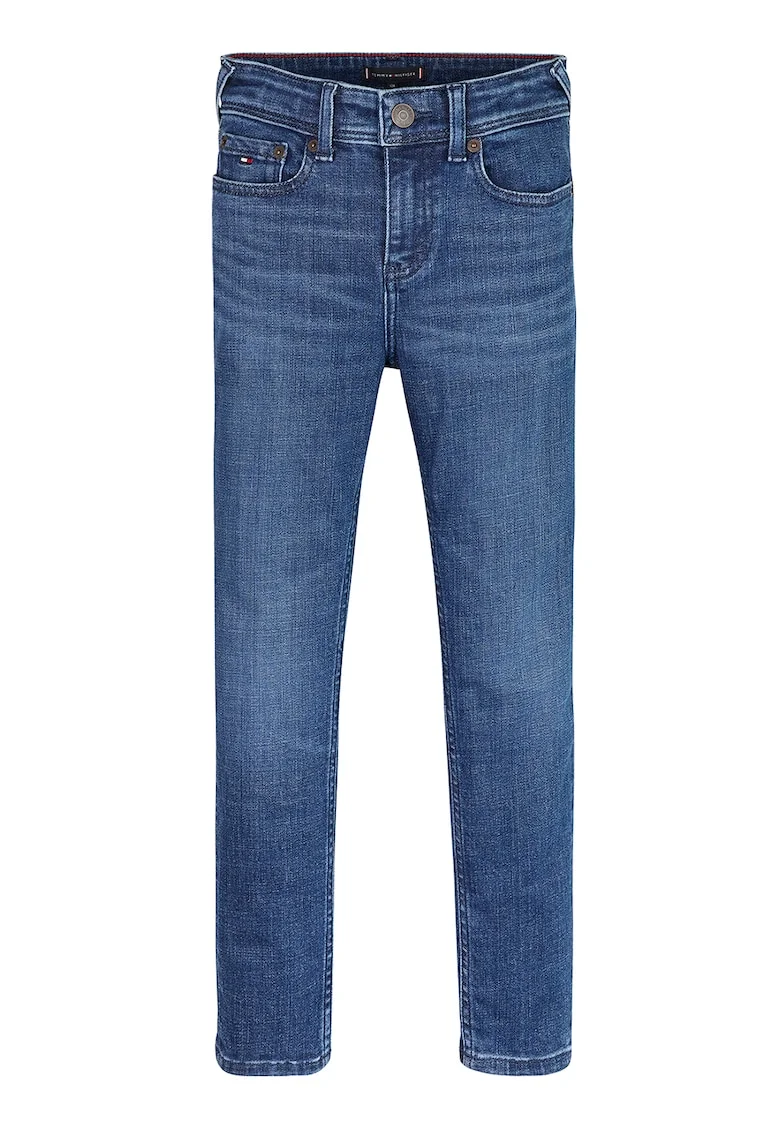 Blugi slim fit, Albastru