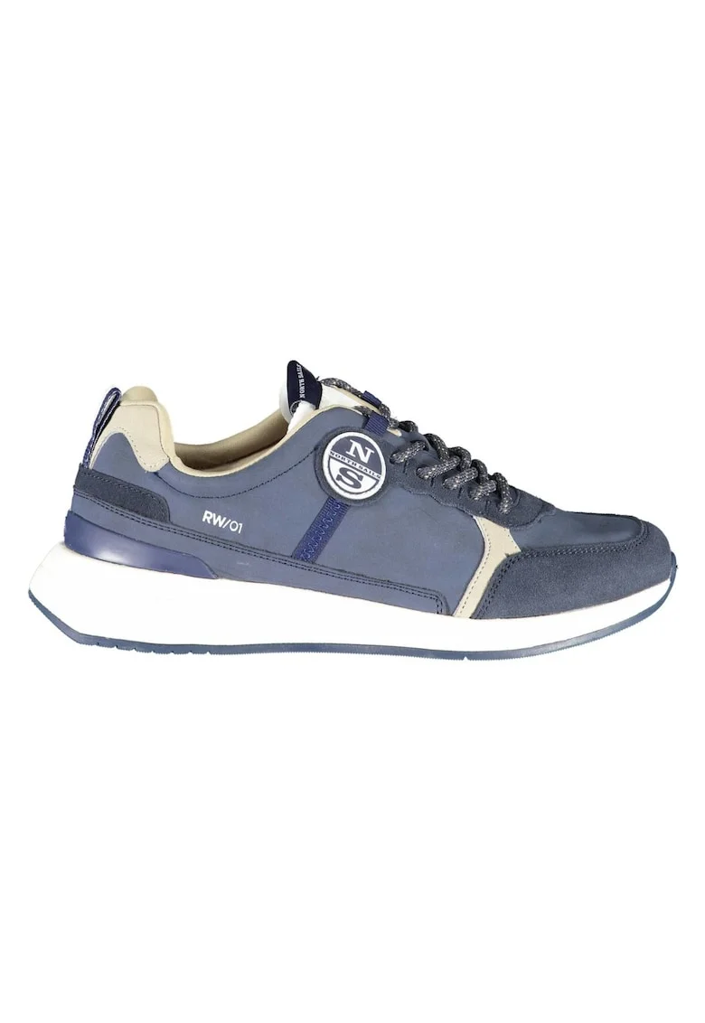 Pantofi sport,  9215432, Logo, Albastru, Albastru inchis