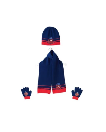 Set caciula-fular-manusi  6252, Albastru, One Size