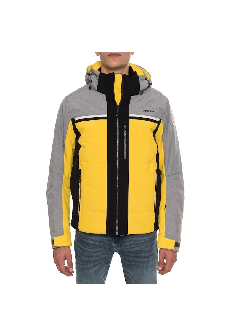 Geaca ski barbati barbati  model 196WSMJ01007, Gri/Galben