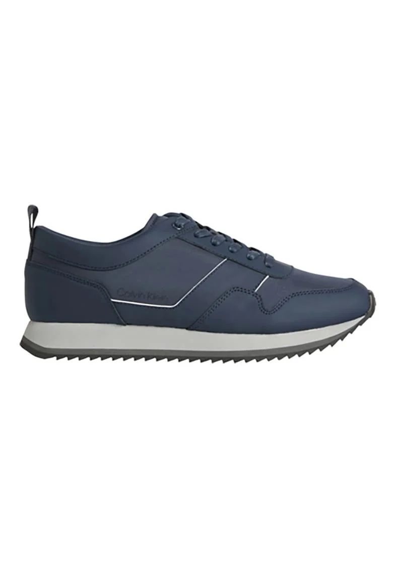 Pantofi  Low Top Lace Up Mix 11296, Bleumarin