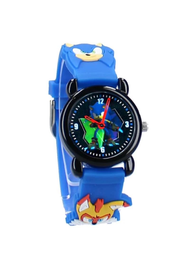 Ceas de mana copii  prime Kids Time, Negru/Albastru