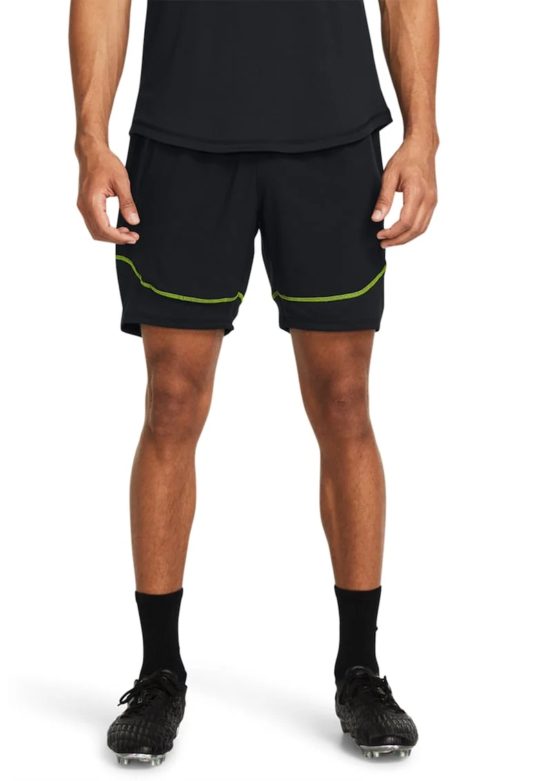 Pantaloni scurti pentru fotbal Challenger Pro, Negru