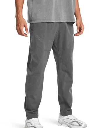 Pantaloni cu talie medie, pentru antrenament, Gri inchis