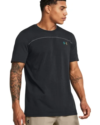 Tricou pentru antrenament Rush, Negru/Gri inchis