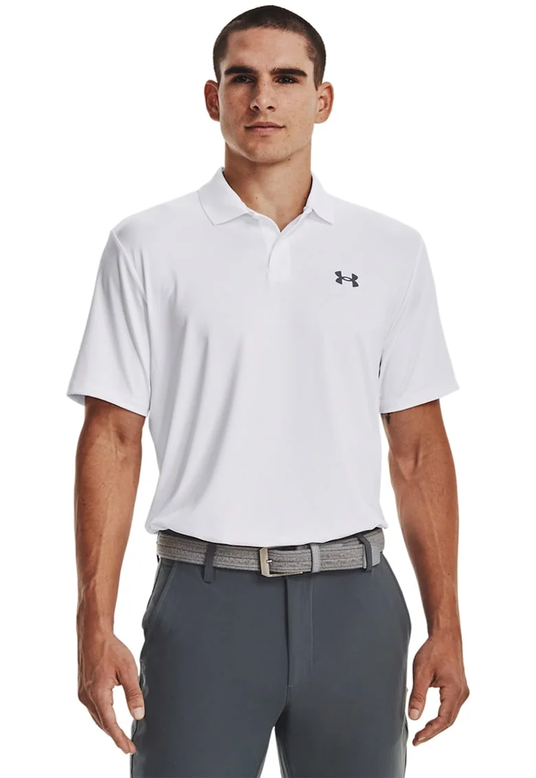 Tricou polo pentru golf Performance 3.0, Alb