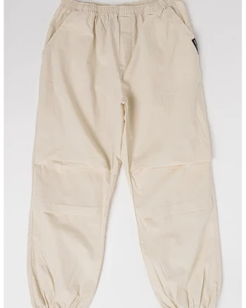 Pantaloni lejeri cu buzunare laterale, Alb fildes