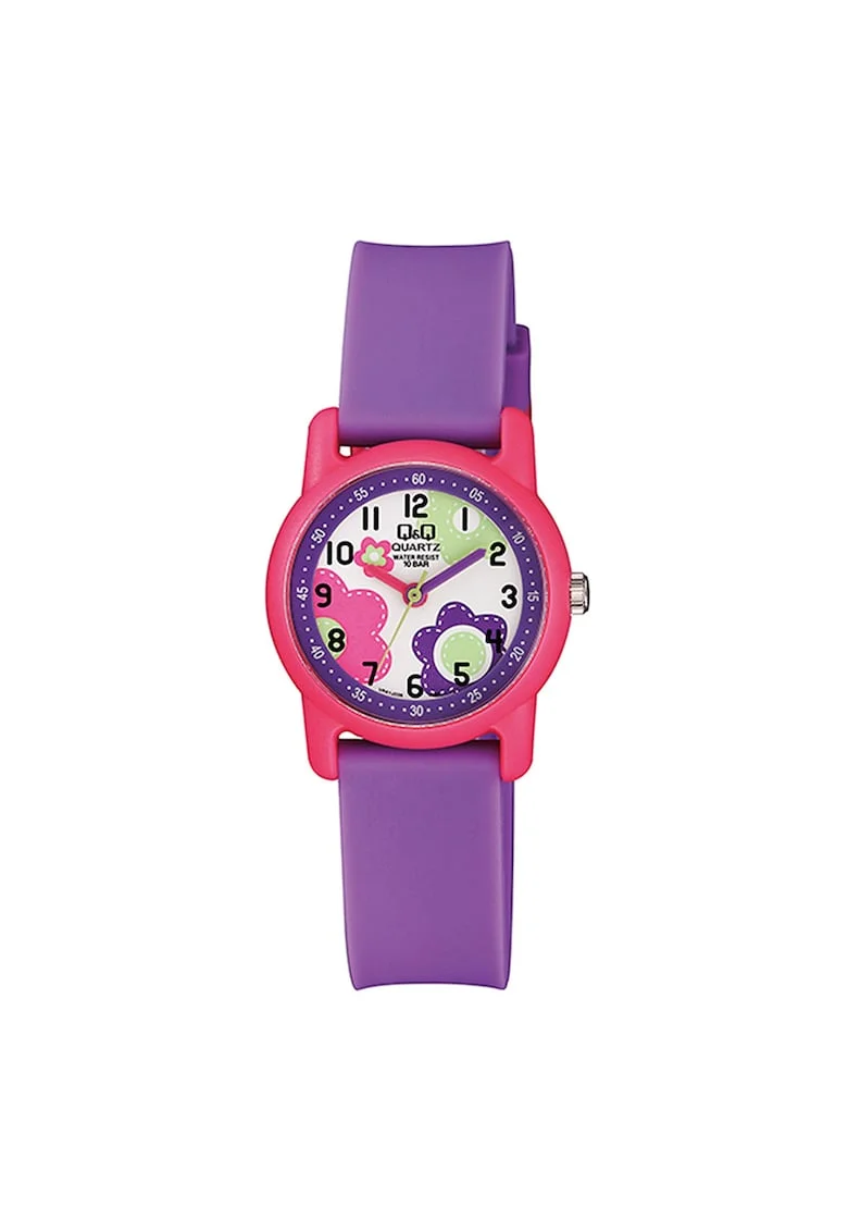 Ceas cu imprimeu pe cadran, Violet ametist
