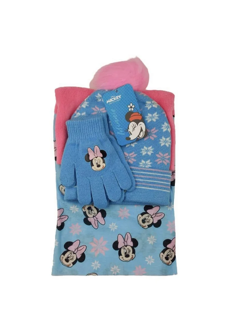 Set caciula-fular-manusi  one size multicolor