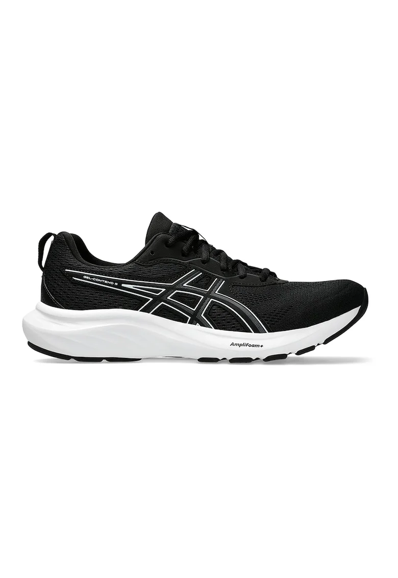Pantofi Gel-Contend 9 pentru alergare, Negru/Alb optic