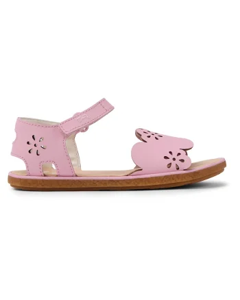 Sandale de piele cu perforatii Miko 719, Roz