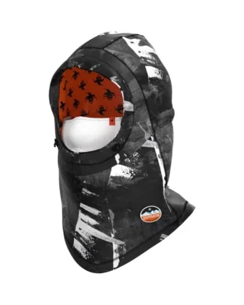 Arctic Balaclava Print, Negru