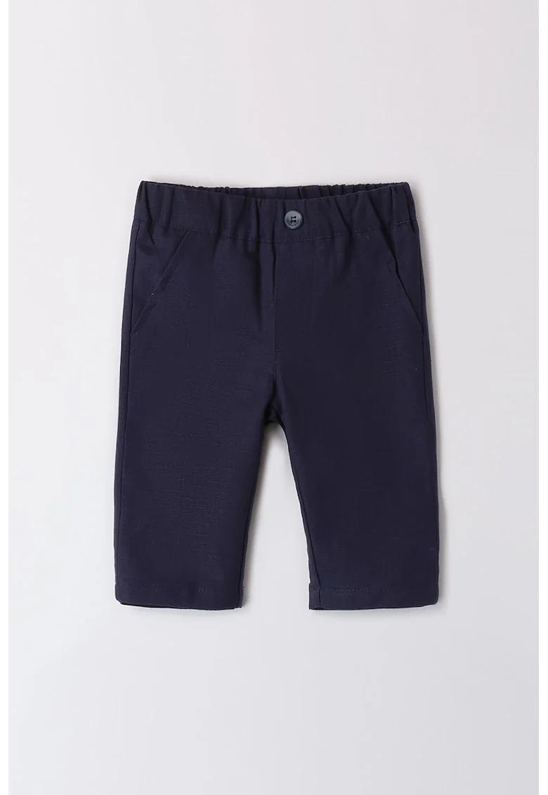 Pantaloni din amestec de lyocell, Bleumarin