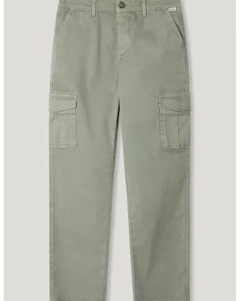 Pantaloni cargo relaxed fit, Kaki