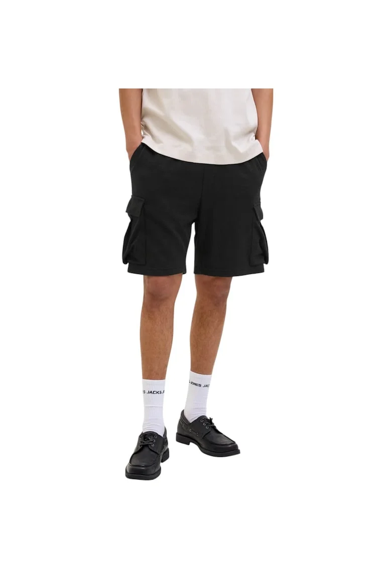 Short JACK &JONES Gordon Loui Cargo Mid 40965, Negru