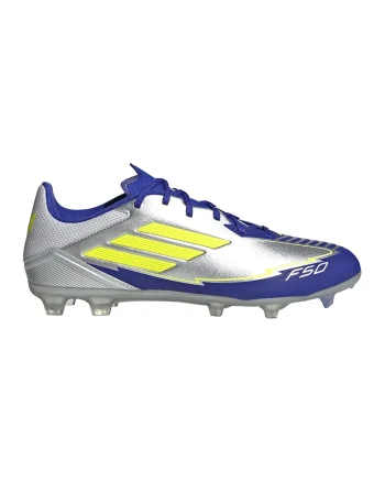 Pantofi pentru fotbal F50 League Messi, Albastru royal/Argintiu