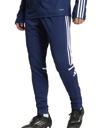Pantaloni conici pentru fotbal Squadra 25, Alb/Albastru inchis