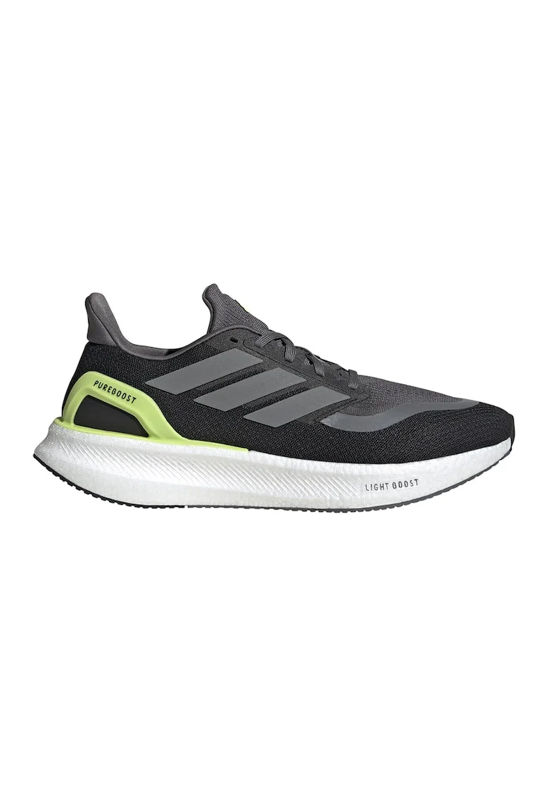 Pantofi Pureboost 5 pentru alergare, Negru/Verde lime