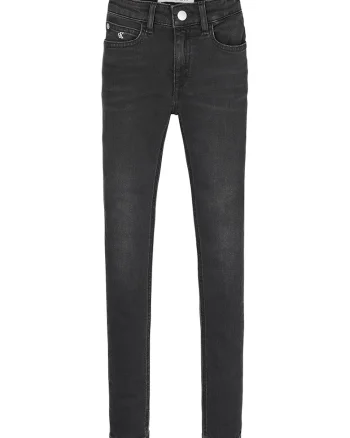 Blugi super skinny, Gri inchis
