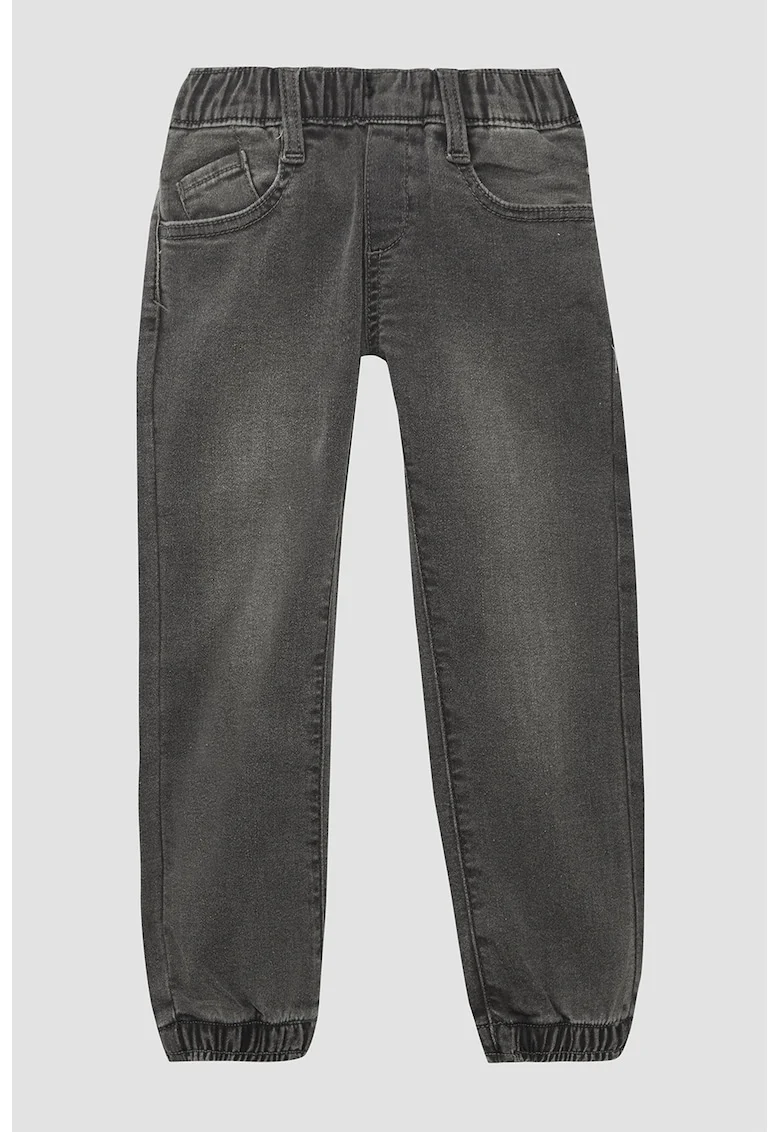 Blugi regular fit cu buzunare, Gri inchis