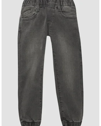 Blugi regular fit cu buzunare, Gri inchis