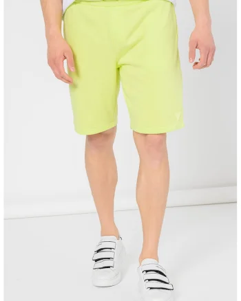 Bermude cu detaliu logo pentru fitness, Verde lime