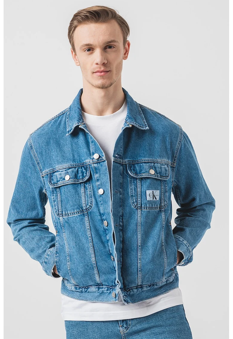 JAcheta denim 90's, Albastru