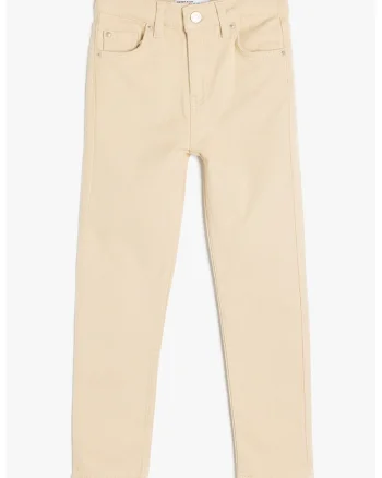Blugi regular fit, Portocaliu pal