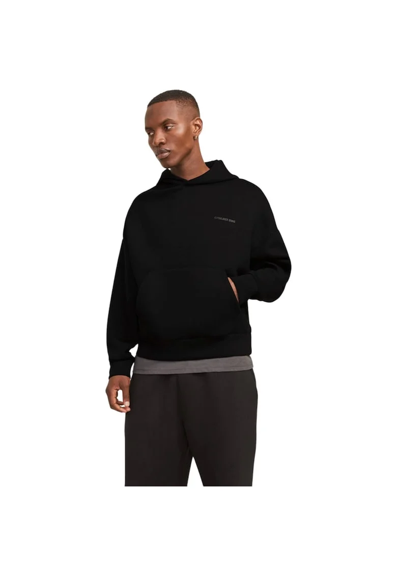 Hanorac JACK &JONES Kinetic Hood LN 41530, Negru