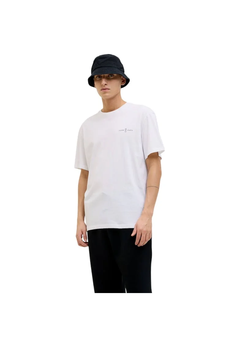 Tricou JACK &JONES Jayce 41604, Alb