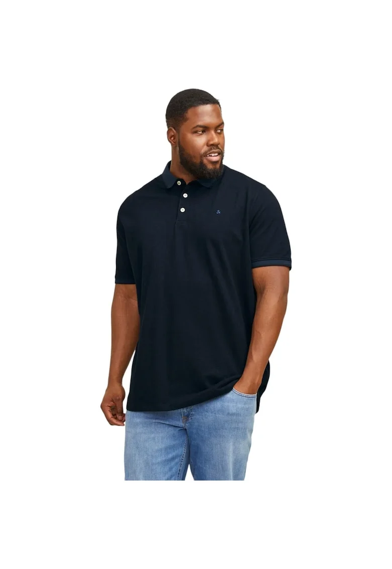 Tricou JACK &JONES Paulos Polo SS PLS 41553, Albastru inchis