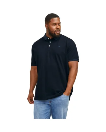 Tricou JACK &JONES Paulos Polo SS PLS 41553, Albastru inchis
