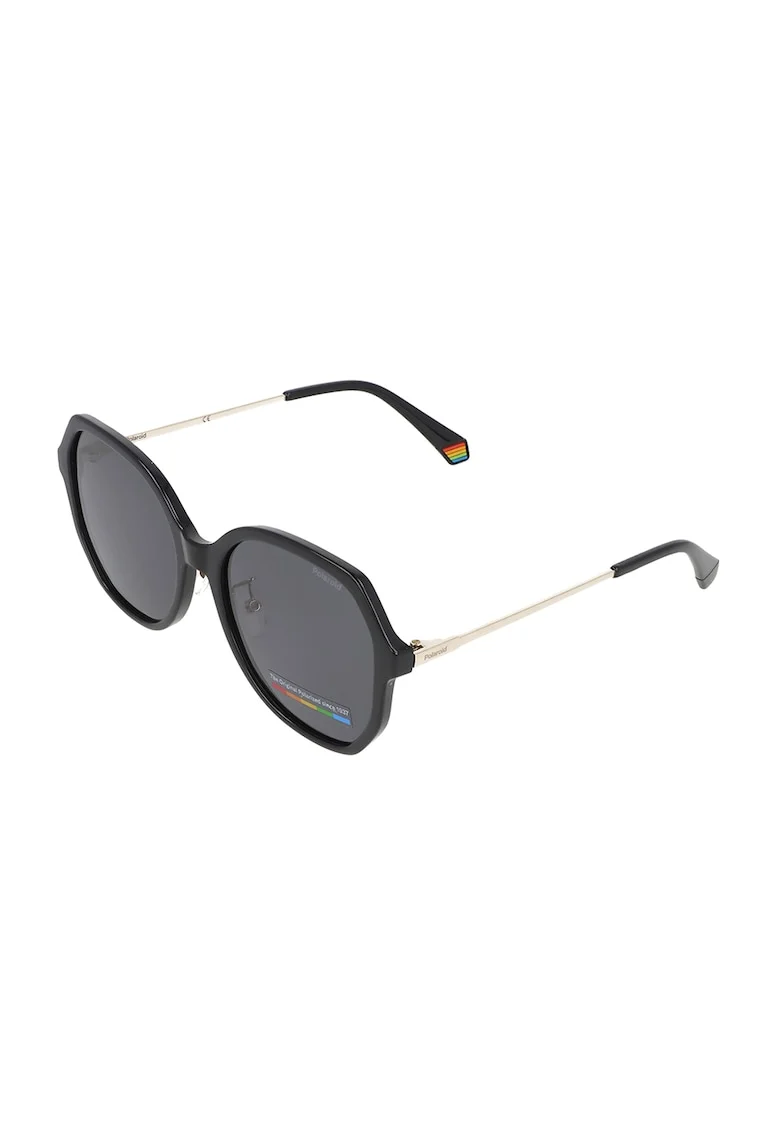 Ochelari de soare cu lentile polarizate, Negru/Maro nisip