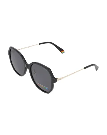 Ochelari de soare cu lentile polarizate, Negru/Maro nisip