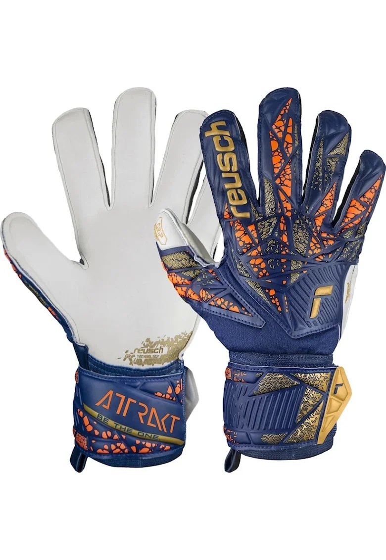 Manusi portar  Attrakt Grip, bleumarin/alb, Alb/Bleumarin