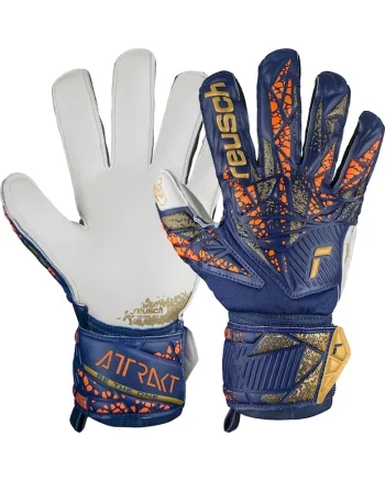 Manusi portar  Attrakt Grip, bleumarin/alb, Alb/Bleumarin
