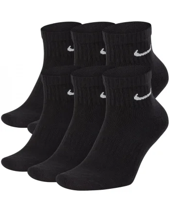 Set 6 perechi sosete  Everyday Cushioned Crew, negru, Negru
