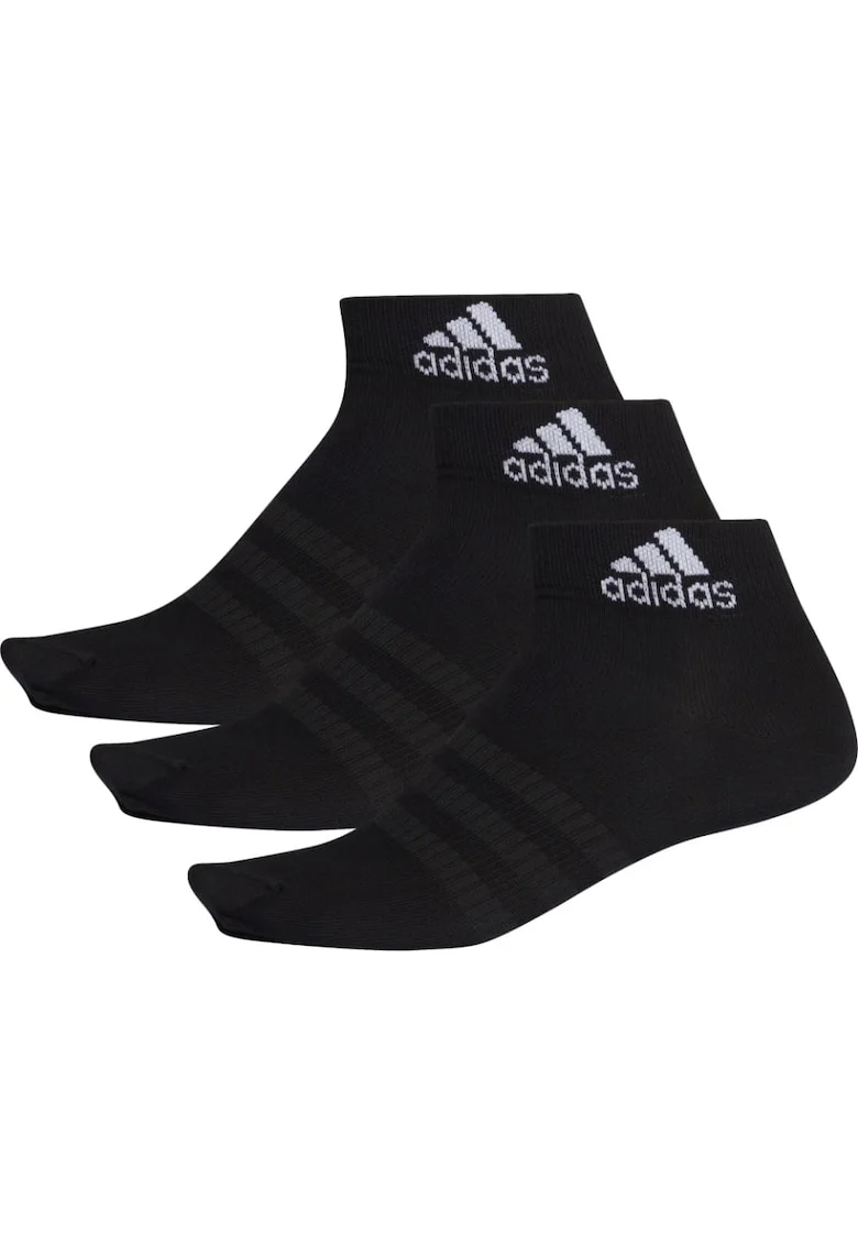 Set 3 perechi sosete  Light Ankle, negru, Negru