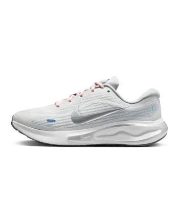 Pantofi Journey Run Road cu detalii reflectorizante pentru alergare, Gri deschis/Roz pal/Albastru deschis