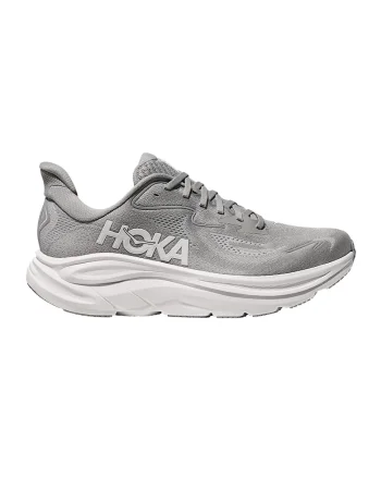 Pantofi Clifton 10 cu logo pentru alergare, Gri deschis