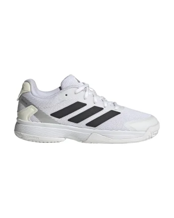 Pantofi Ubersonic cu detalii reflectorizante pentru tenis, Alb/Negru