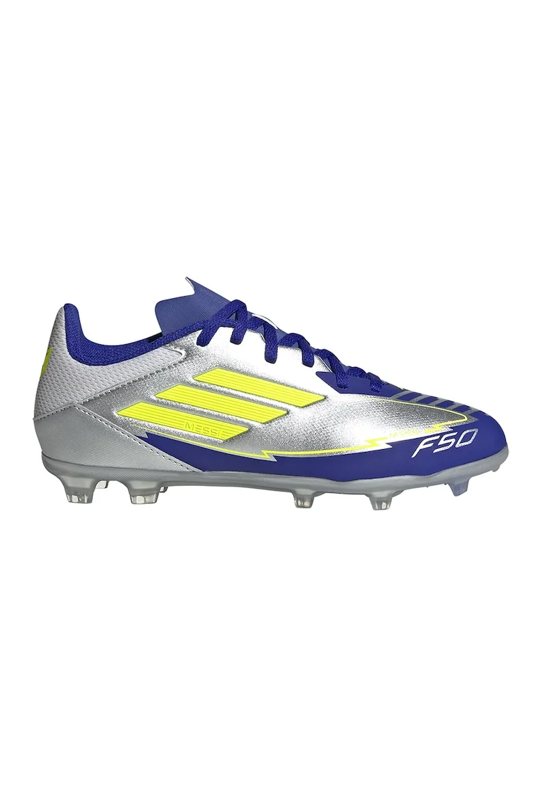 Pantofi pentru fotbal F50 League Messi, Albastru/Argintiu