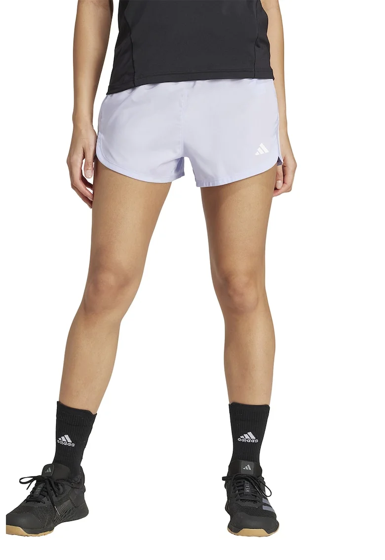 Pantaloni scurti cu logo pentru antrenament Pacer, Albastru azur