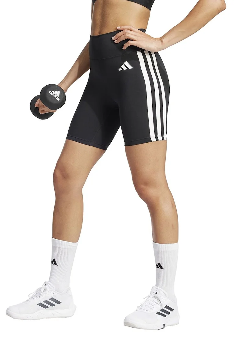 Colanti scurti cu talie inalta pentru fitness, Negru