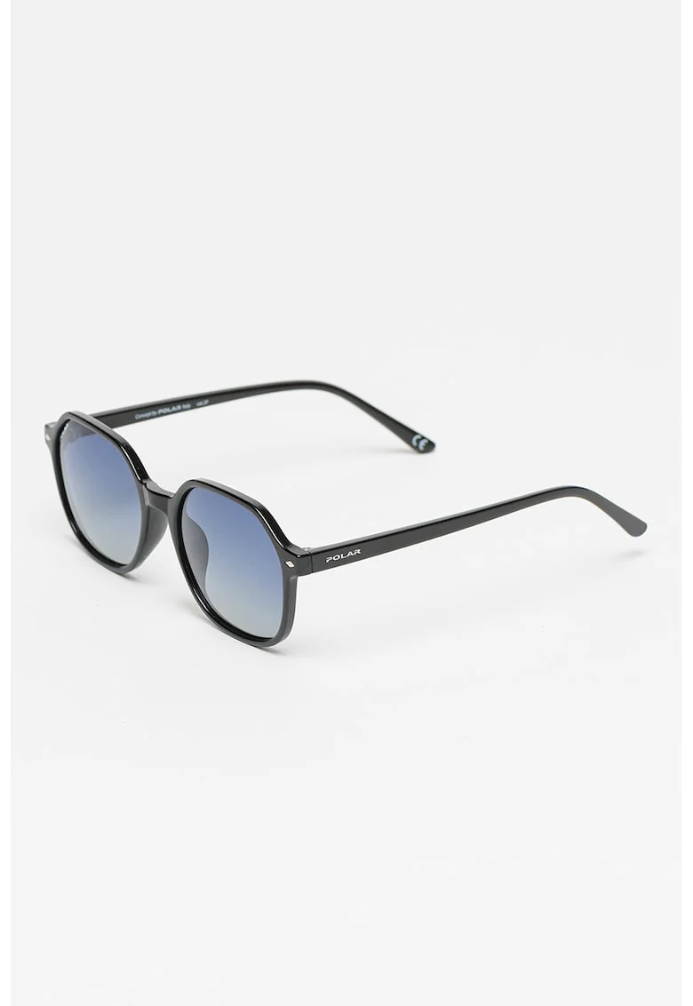 Ochelari de soare patrati cu lentile in degrade Steven, Negru