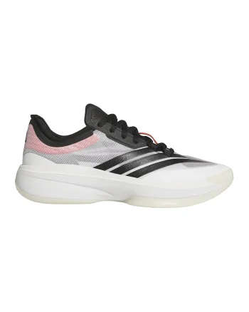 Pantofi pentru baschet Adizero Select 3.0, Alb/Negru/Roz prafuit