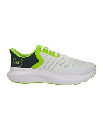 Pantofi Charged Rogue 5 cu garnituri sintetice, pentru alergare, Alb murdar/Verde lime