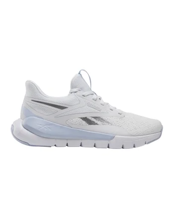 Pantofi cu sireturi pentru fitness Flex, Albastru glaciar/Alb murdar